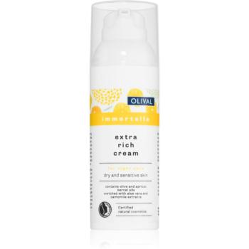Olival Immortelle Extra Rich Cream nočný výživný krém pre citlivú a suchú pleť 50 ml