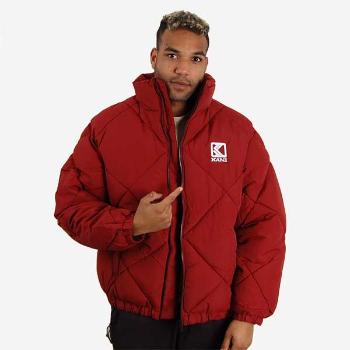 Zimná bunda Karl Kani OG Rhombus Puffer Jacket Wine Red - 2XL