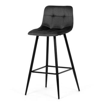 Barová stolička B-X7015 GREY2, tmavosivá