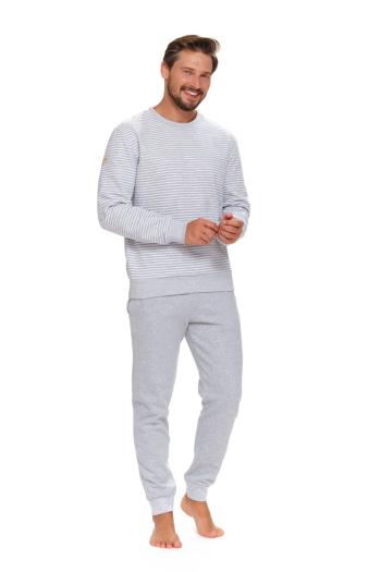 Pánske pyžamo 5248 light grey plus