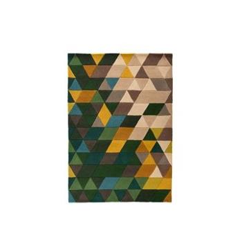 Ručne všívaný kusový koberec Illusion Prism Green/Multi (FSkob7079nad)