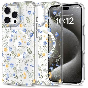 Tech-Protect Magmood MagSafe kryt na iPhone 16 Pro Max, spring flowers