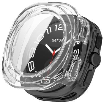 PC FULL COVER Plastový kryt so sklom pre Samsung Galaxy Watch Ultra / Watch Ultra 2025 priehľadný