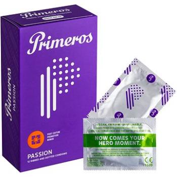 PRIMEROS Passion s vrúbkami a výčnelkami 12 ks (8594068385213)