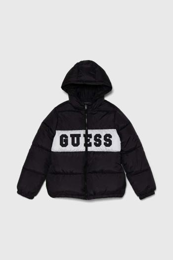 Detská bunda Guess čierna farba, L4YL16 WGB60