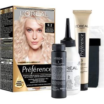 LORÉAL PARIS Feri Préférence 92 veľmi svetlá blond dúhová (3600521434765)