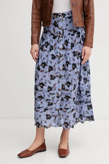 Bavlnená sukňa Pepe Jeans ENODIA midi, áčkový strih, PL901193