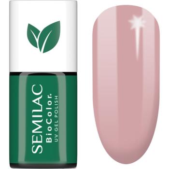 Semilac UV Hybrid BioColor gélový lak na nechty s použitím UV/LED lampy odtieň 714 Rosy Seashell 7 ml