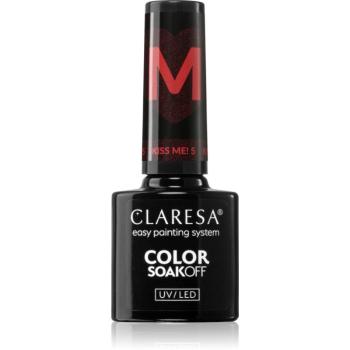 Claresa SoakOff UV/LED Color Kiss Me gélový lak na nechty odtieň KISS ME 5 5 g