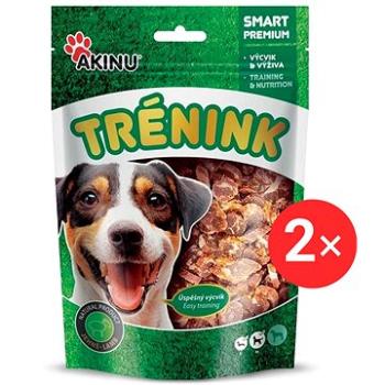 Akinu tréningové jahňacie lupienky s treskou 2× 120 g (KRMpa0097bun)