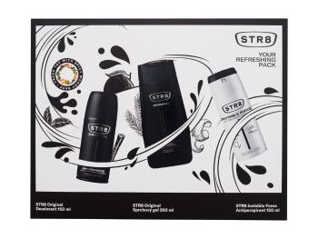 STR8 ORIGINAL DEO SPREJ 150ML + SPRCHOVY GEL 250ML + AP INVISIBLE 150ML