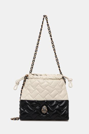 Kožená kabelka Kurt Geiger London KENSINGTON čierna farba, 4702401109