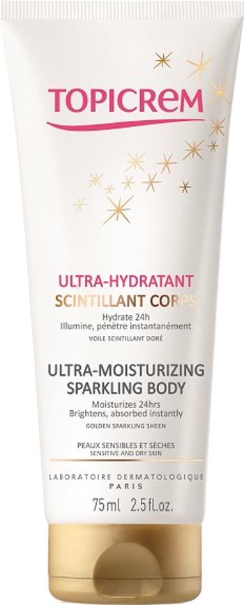 Topicrem Hydratačný telový krém s trblietavým efektom Ultra Hydratant (Ultra Moisturizing Sparkling Body) 75 ml