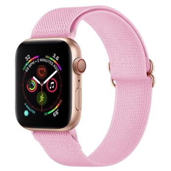 NYLON Remienok pre Apple Watch Ultra 1 / 2 (49mm) / 9 / 8 / 7 (45mm) ružový