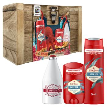 OLD SPICE Treasure Chest pre mužov - tuhý dezodorant + sprchový gél + voda po holení