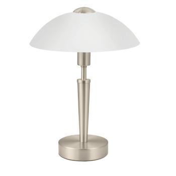 Szürke dimmelhető asztali lámpa üveg búrával (magasság 35 cm) SOLO 1 – EGLO