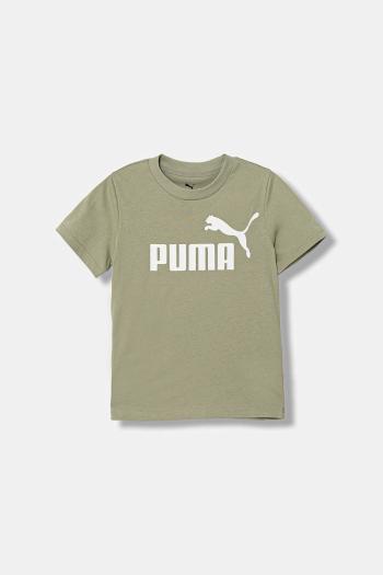 Detské bavlnené tričko Puma ESS No. 1 Logo Tee čierna farba, s potlačou, 684906