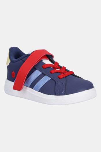 Detské tenisky adidas GRAND COURT 00s SNOW WHIT tmavomodrá farba, JR4918