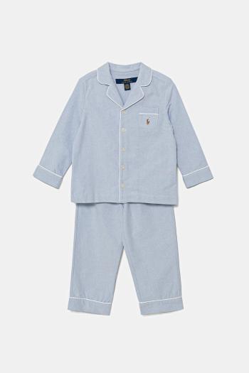Detské bavlnené pyžamo Polo Ralph Lauren 2-pak jednofarebná, 8P0193