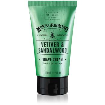 Scottish Fine Soaps Men’s Grooming Vetiver & Sandalwood krém na holenie pre mužov 150 ml