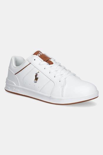Detské tenisky Polo Ralph Lauren HERITAGE COURT IV hnedá farba, RL02431103