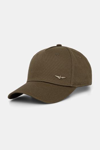 Bavlnená šiltovka Aeronautica Militare zelená farba, HA1122UCT02848