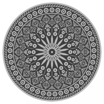 Vonkajší koberec Ø170 cm mandala Dekorhome