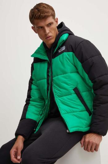 Bunda The North Face HMLYN INSULATED pánska, zelená farba, zimná, NF0A4QYZPO81