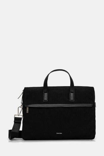 Taška Calvin Klein čierna farba, K50K512727