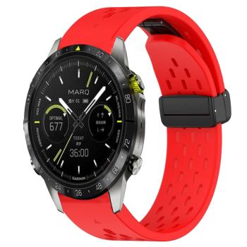 AIRY Silikónový remienok pre Garmin Epix Pro Gen 2 47mm červený