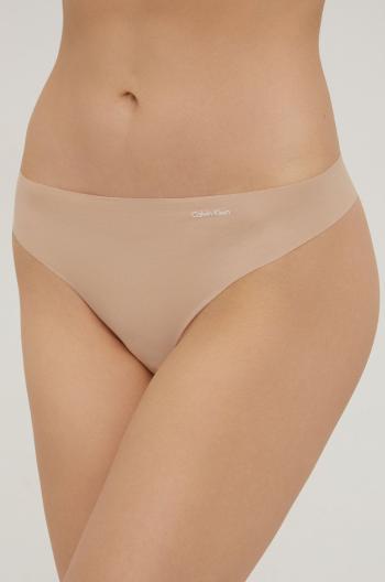 Tangá Calvin Klein Underwear priehľadná farba, 0000D3428E