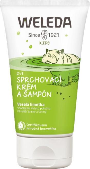 WELEDA 2 v 1 Sprchovací krém a šampón Veselá limetka 150 ml