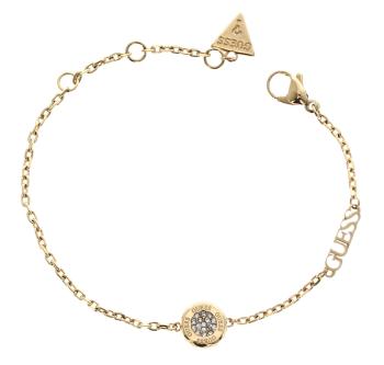 Guess Štýlový pozlátený náramok so zirkónmi Stylish Guess JUBB04594JWYG 21 cm