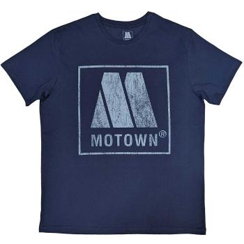 Motown tričko Vintage Logo Modrá XXL