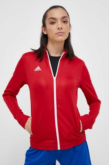 Tréningová mikina adidas Performance Entrada 22 červená farba, jednofarebná, H57562