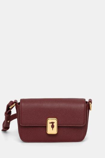 Kožená kabelka Trussardi čierna farba, Z601E106075N