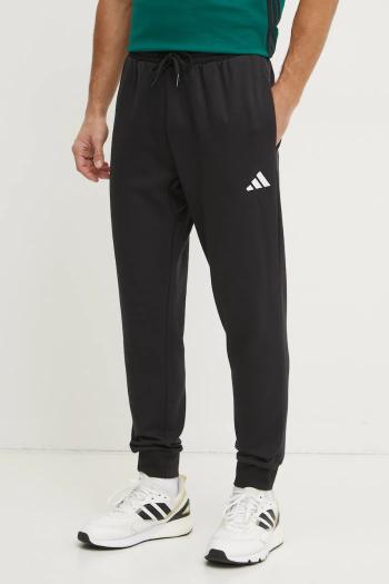 Tepláky adidas Feelcozy čierna farba, jednofarebné, JE3815