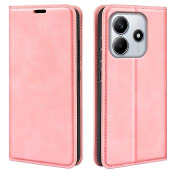MAGNETIC Zaklápací kryt pre Xiaomi Redmi Note 14 ružový
