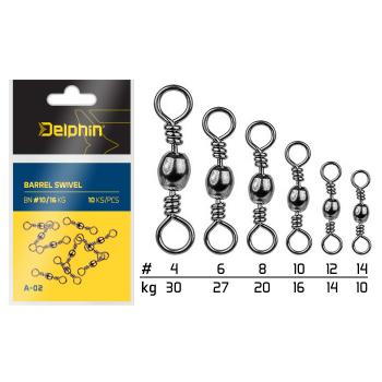 DELPHIN BARREL SWIVEL A-02/10KS BN/4, 969A02004