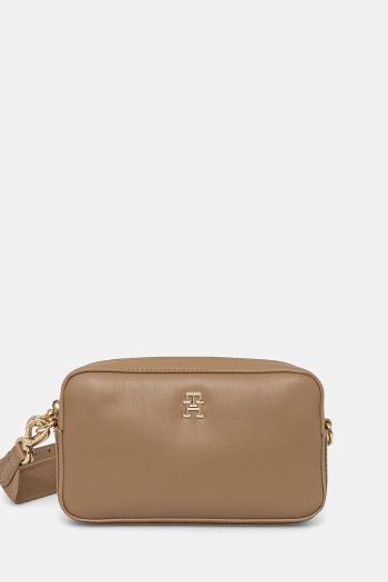 Kabelka Tommy Hilfiger béžová farba, AW0AW16894