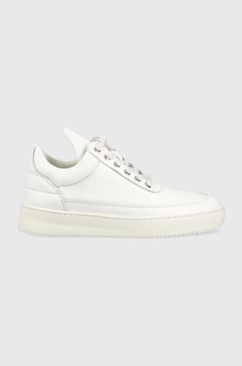 Kožené tenisky Filling Pieces Low Top Ripple Nappa biela farba, 25121721855