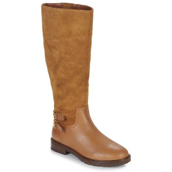 Lauren Ralph Lauren  EMELIE-BOOTS-TALL BOOT  Čižmy do mesta Hnedá