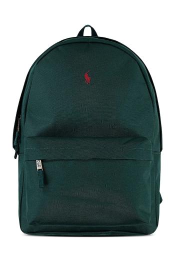 Detský ruksak Polo Ralph Lauren zelená farba, veľký, jednofarebný, 9AR151