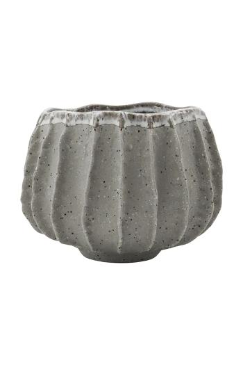 Kvetináč House Doctor HDShell 14 cm šedá farba