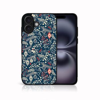 MY ART Kryt s vianočným dizajnom Apple iPhone 16 MISTLETOE (070)
