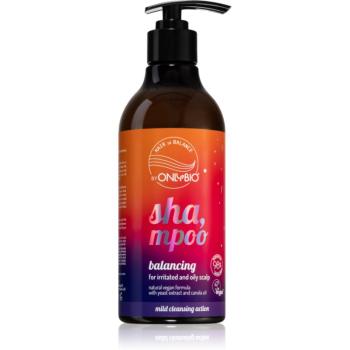 OnlyBio Hair in Balance šampón pre mastné vlasy pre citlivú pokožku hlavy 400 ml