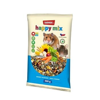 Darwins Drobný hlodavec Happy mix 500 g (8595117404282)