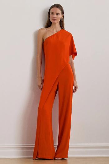 Overal Lauren Ralph Lauren tmavomodrá farba, s okrúhlym výstrihom, 253909456