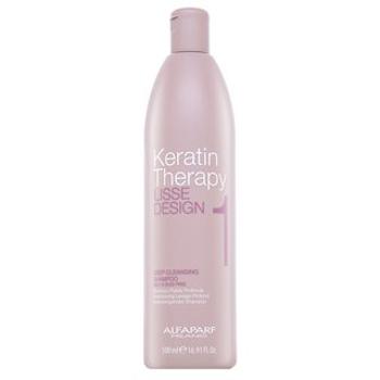 Alfaparf Milano Lisse Design Keratin Therapy Deep Cleansing Shampoo hĺbkovo čistiaci šampón pre všetky typy vlasov 500 ml