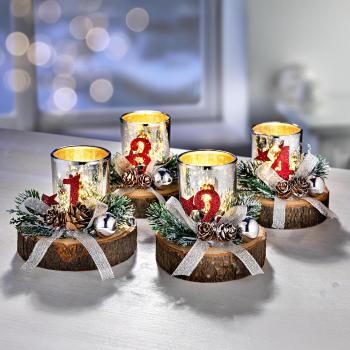 Weltbild Adventní svícny, sada 4 ks